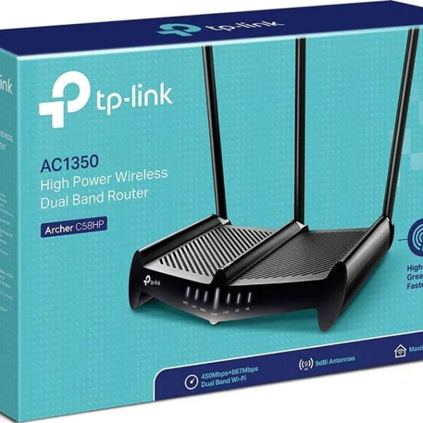 TP-Link Archer C58HP AC1350 High Power Wireless Dual Band Router – Extender mode